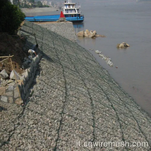 Galvanizzato Gabion Basket for River Bank Project